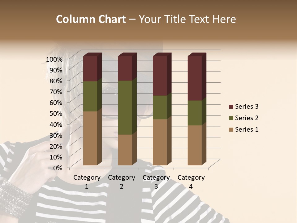 Head Studio Brown PowerPoint Template