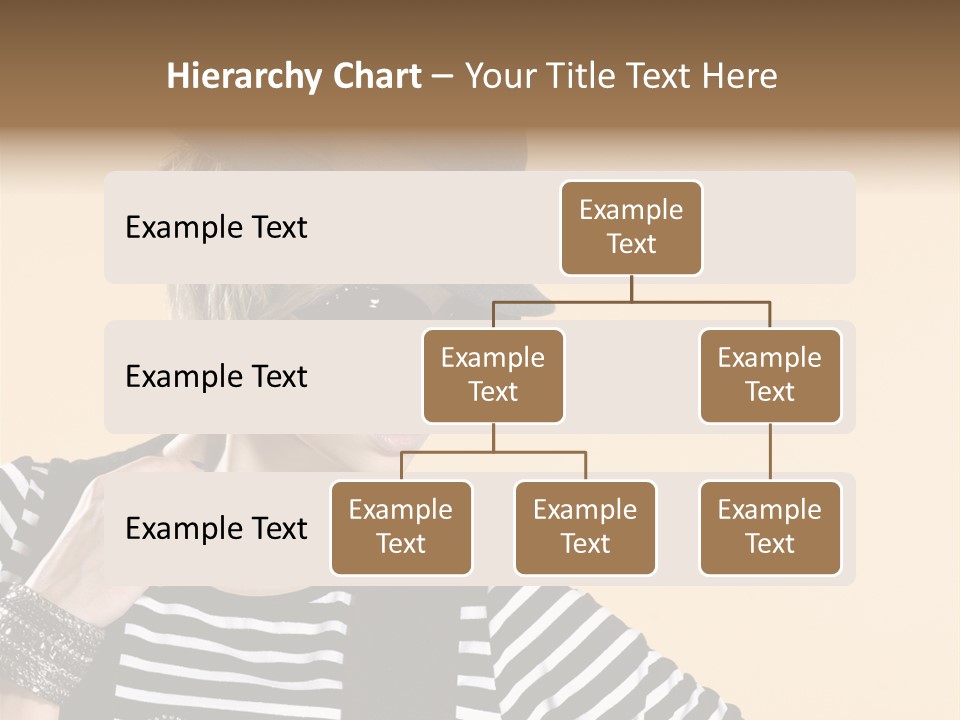 Head Studio Brown PowerPoint Template