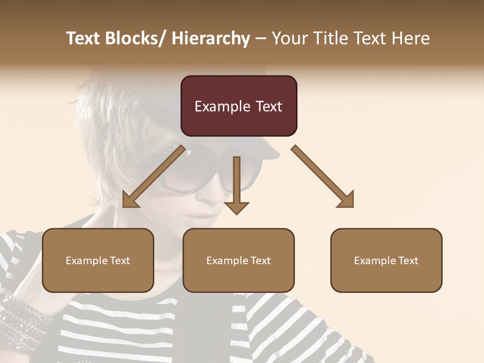 Head Studio Brown PowerPoint Template