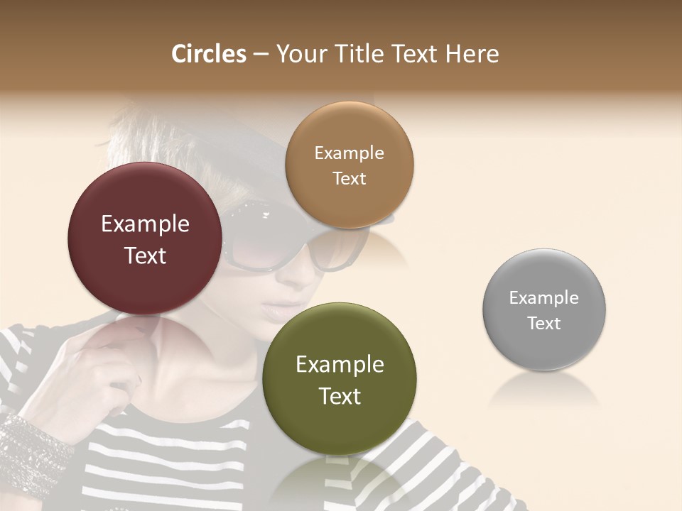 Head Studio Brown PowerPoint Template