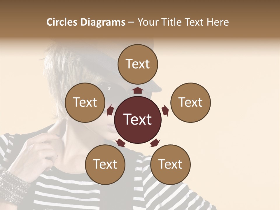 Head Studio Brown PowerPoint Template