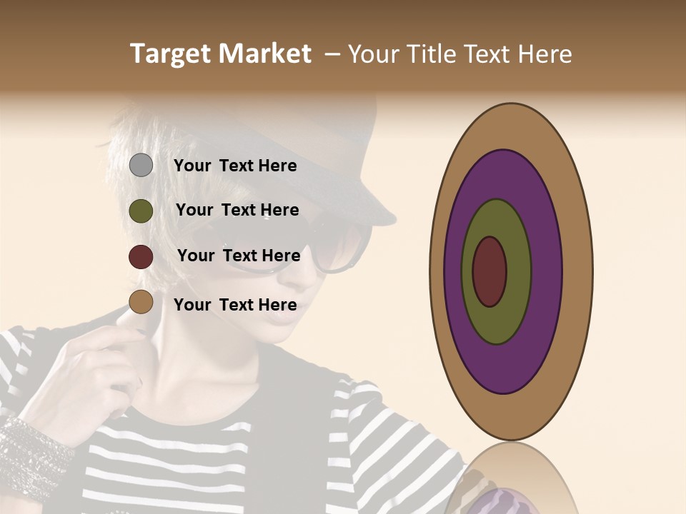 Head Studio Brown PowerPoint Template