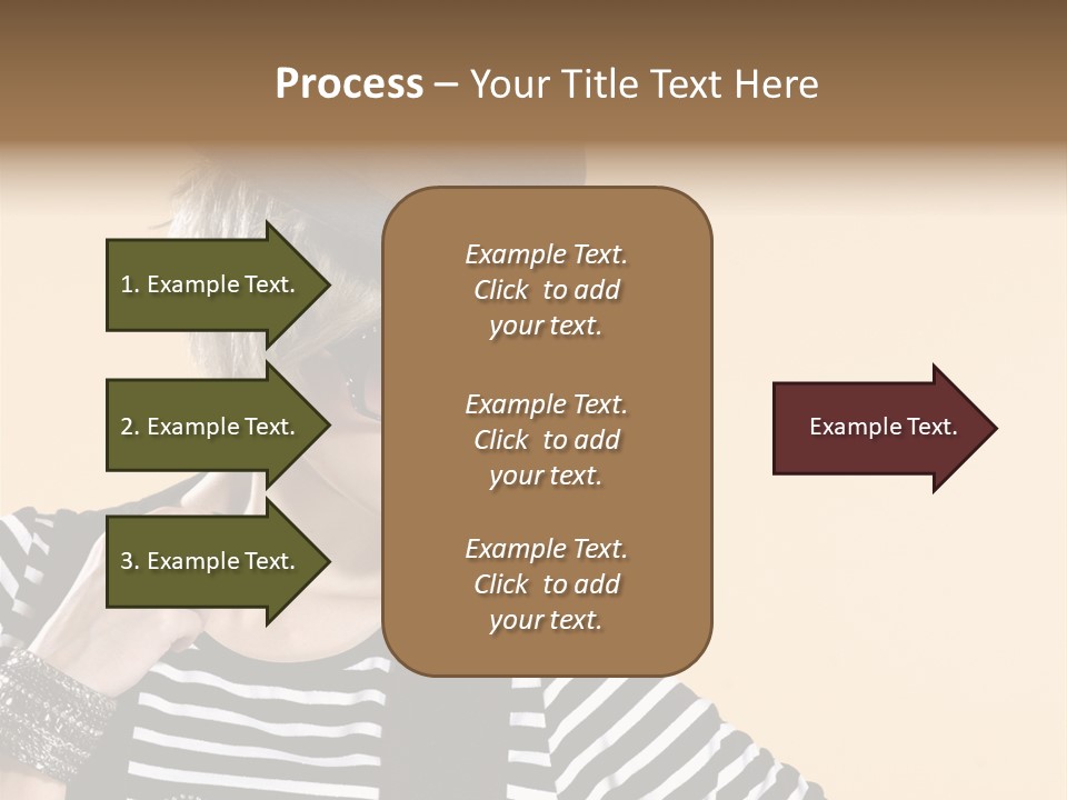 Head Studio Brown PowerPoint Template