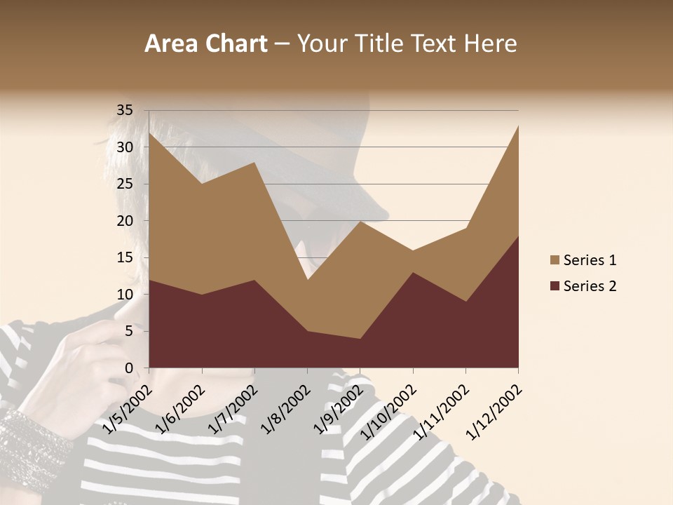 Head Studio Brown PowerPoint Template