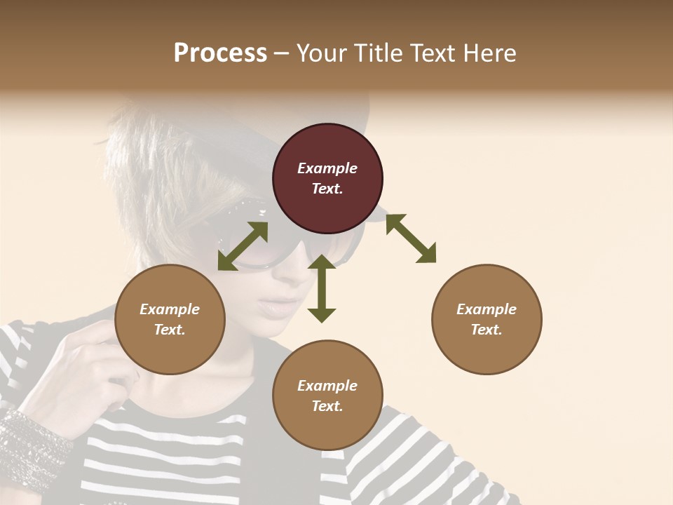 Head Studio Brown PowerPoint Template