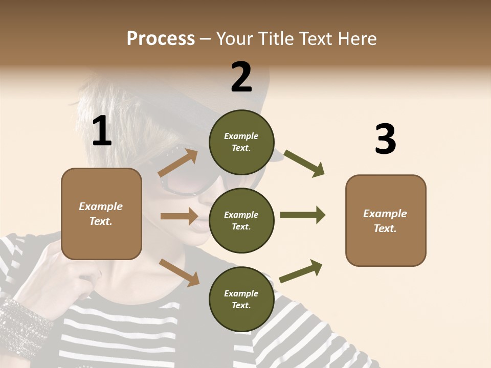 Head Studio Brown PowerPoint Template