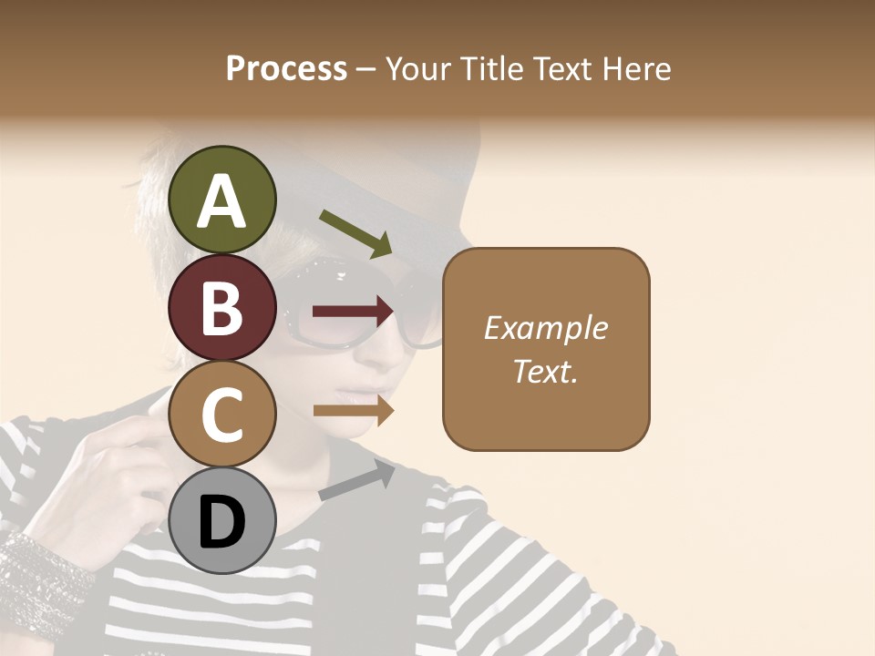 Head Studio Brown PowerPoint Template