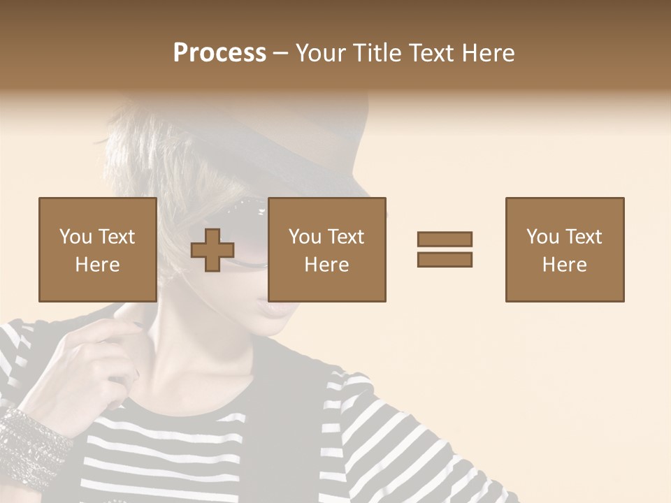 Head Studio Brown PowerPoint Template