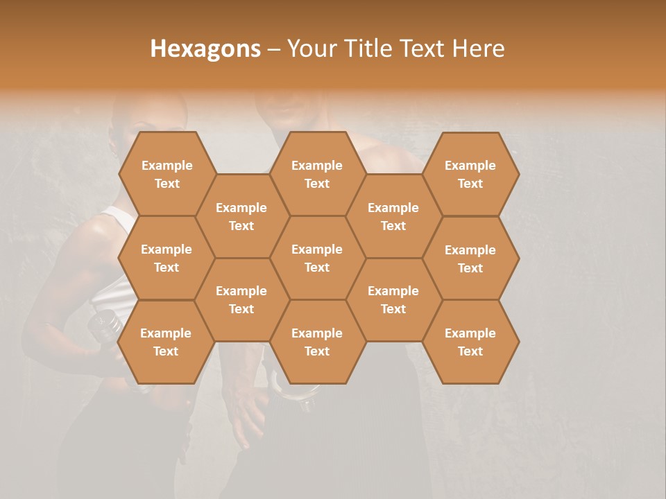 Fitness Male Couple PowerPoint Template