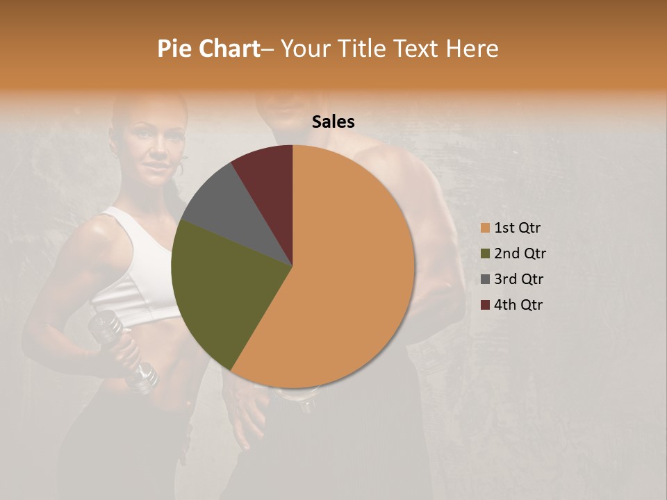 Fitness Male Couple PowerPoint Template