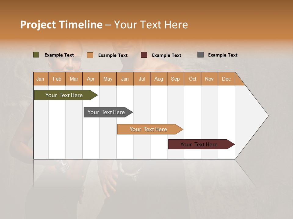 Fitness Male Couple PowerPoint Template