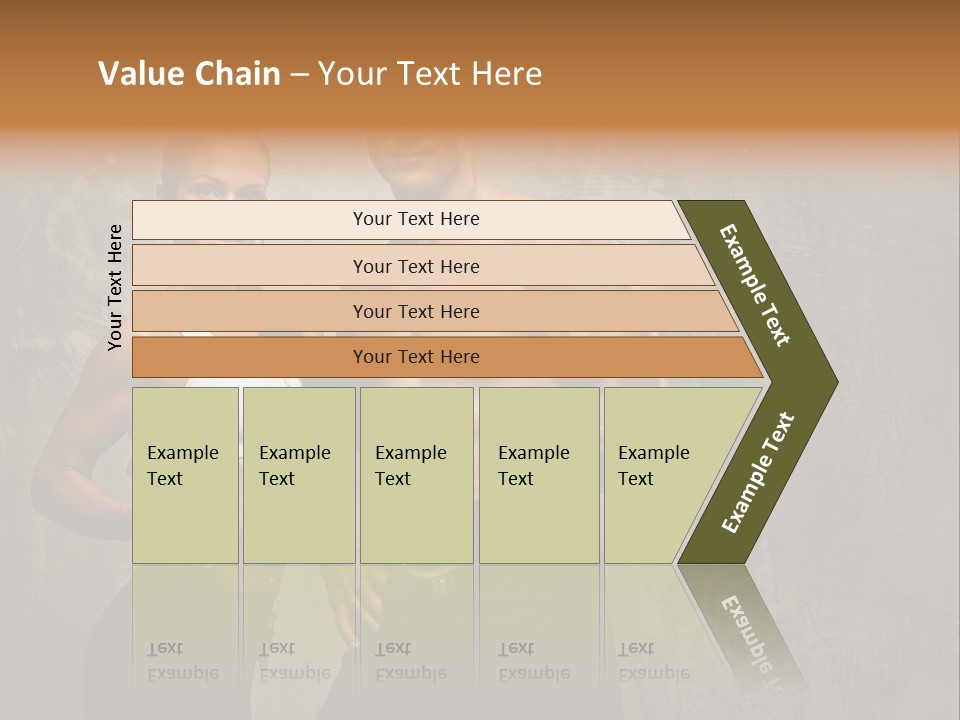 Fitness Male Couple PowerPoint Template
