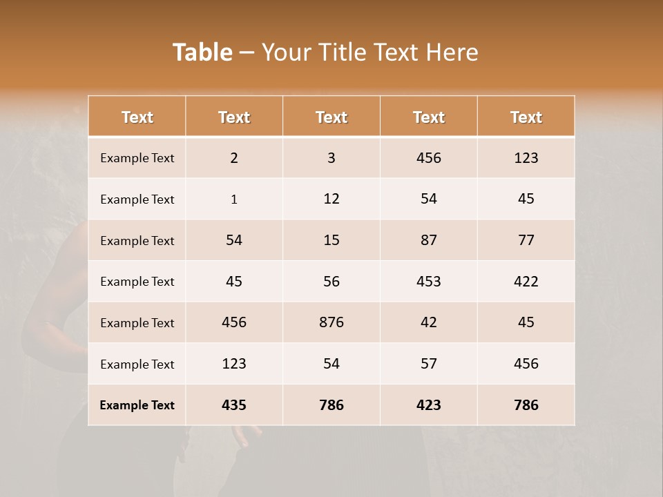 Fitness Male Couple PowerPoint Template