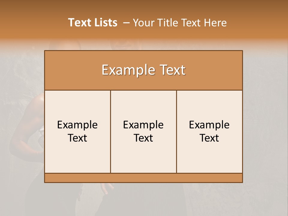 Fitness Male Couple PowerPoint Template
