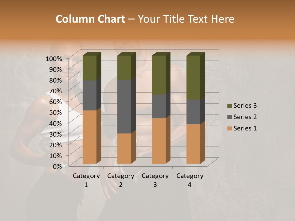 Fitness Male Couple PowerPoint Template