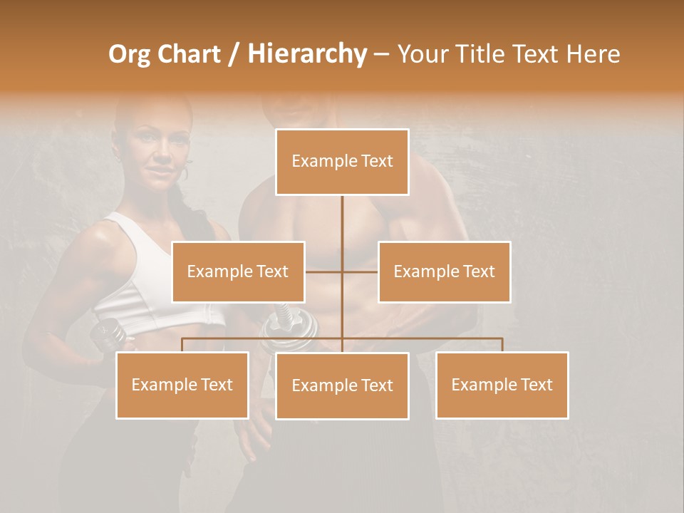 Fitness Male Couple PowerPoint Template