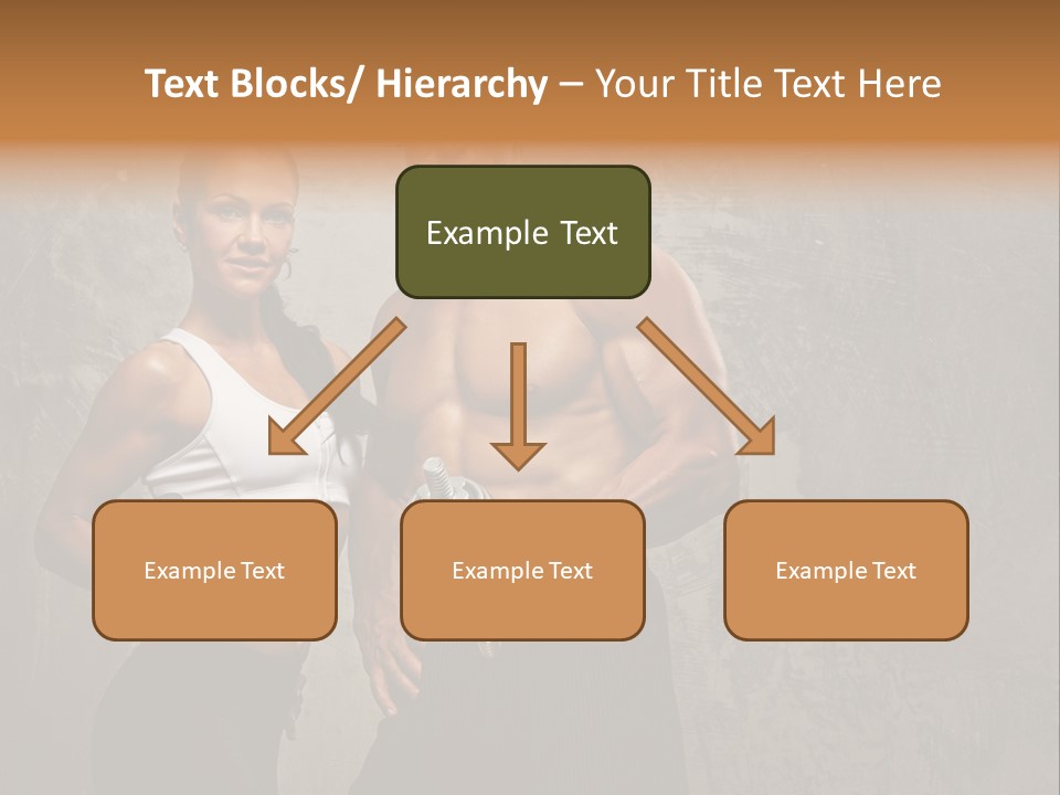 Fitness Male Couple PowerPoint Template