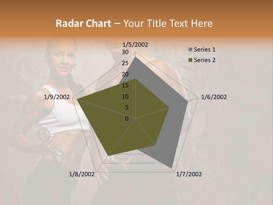 Fitness Male Couple PowerPoint Template