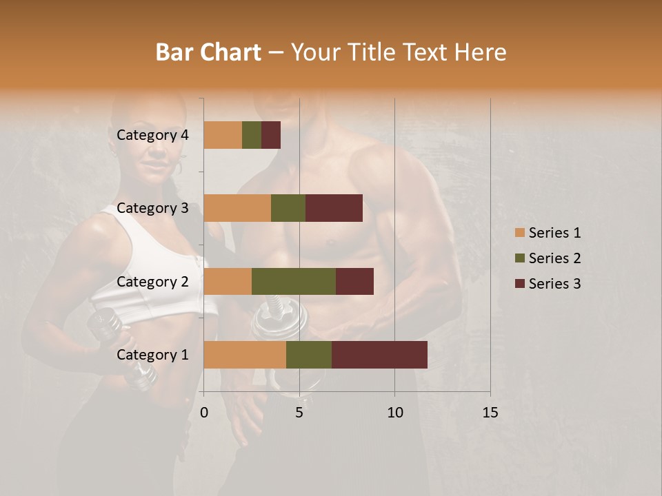 Fitness Male Couple PowerPoint Template