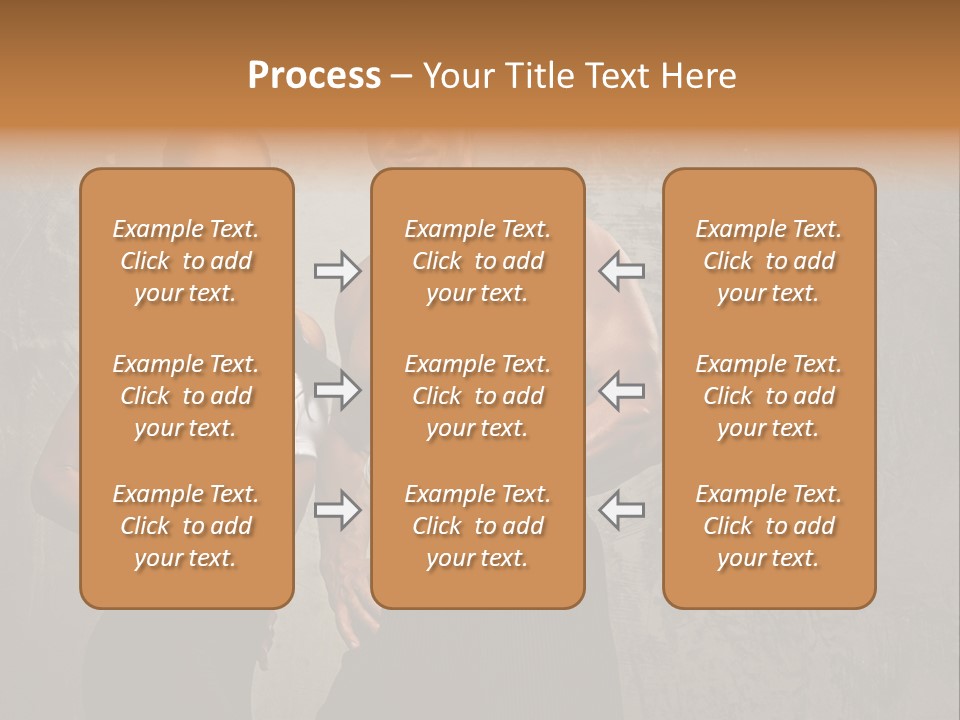 Fitness Male Couple PowerPoint Template