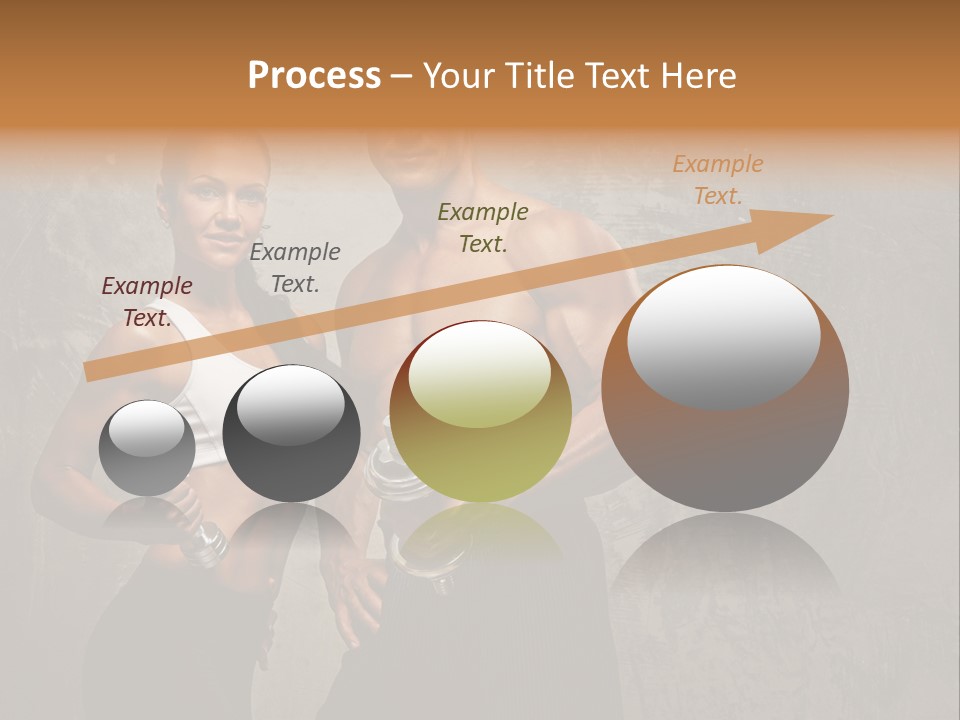 Fitness Male Couple PowerPoint Template