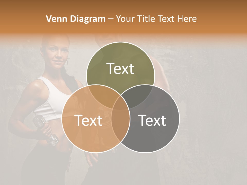 Fitness Male Couple PowerPoint Template