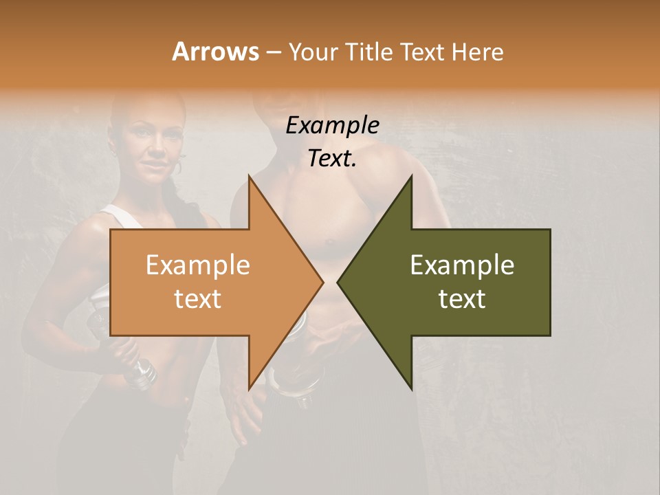 Fitness Male Couple PowerPoint Template