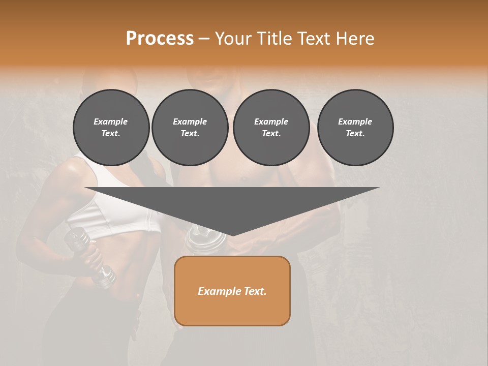 Fitness Male Couple PowerPoint Template