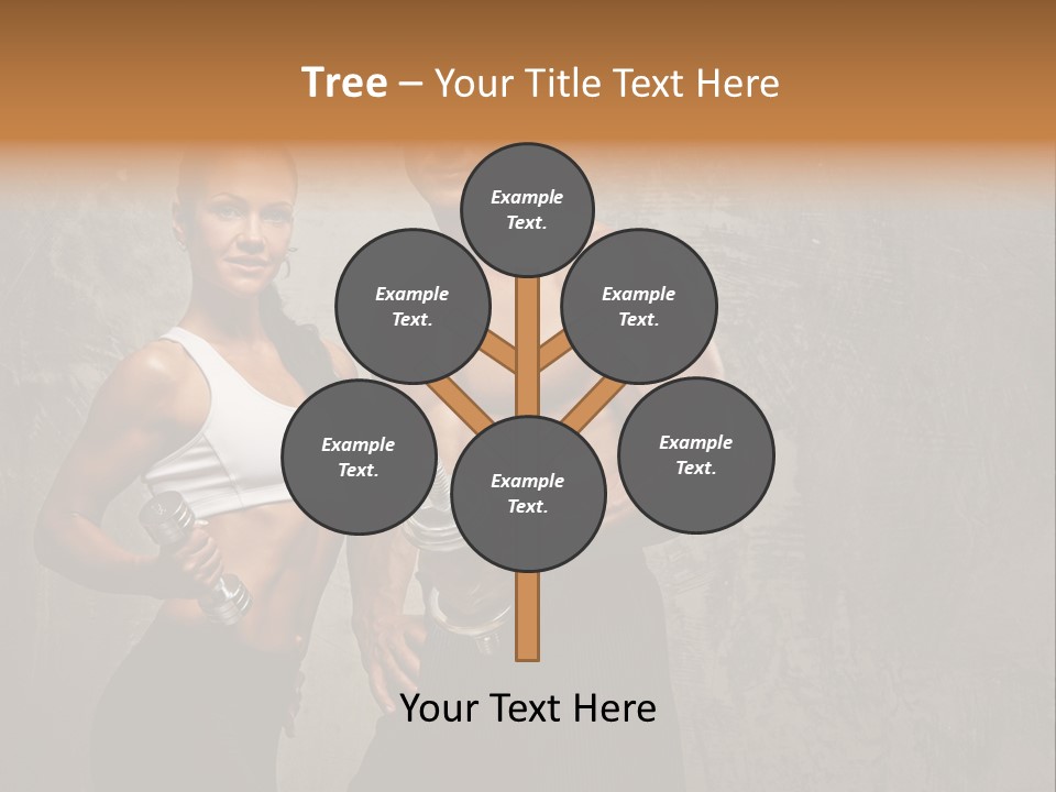 Fitness Male Couple PowerPoint Template