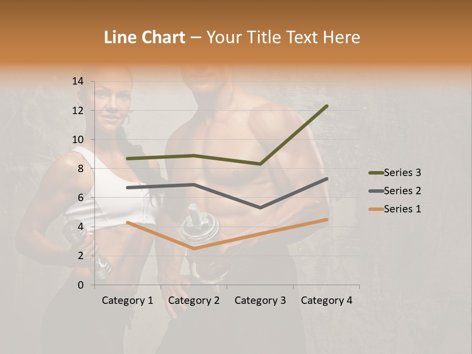 Fitness Male Couple PowerPoint Template