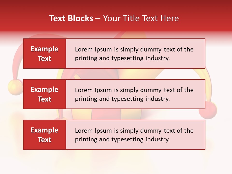 Theatrical Sad Fun PowerPoint Template