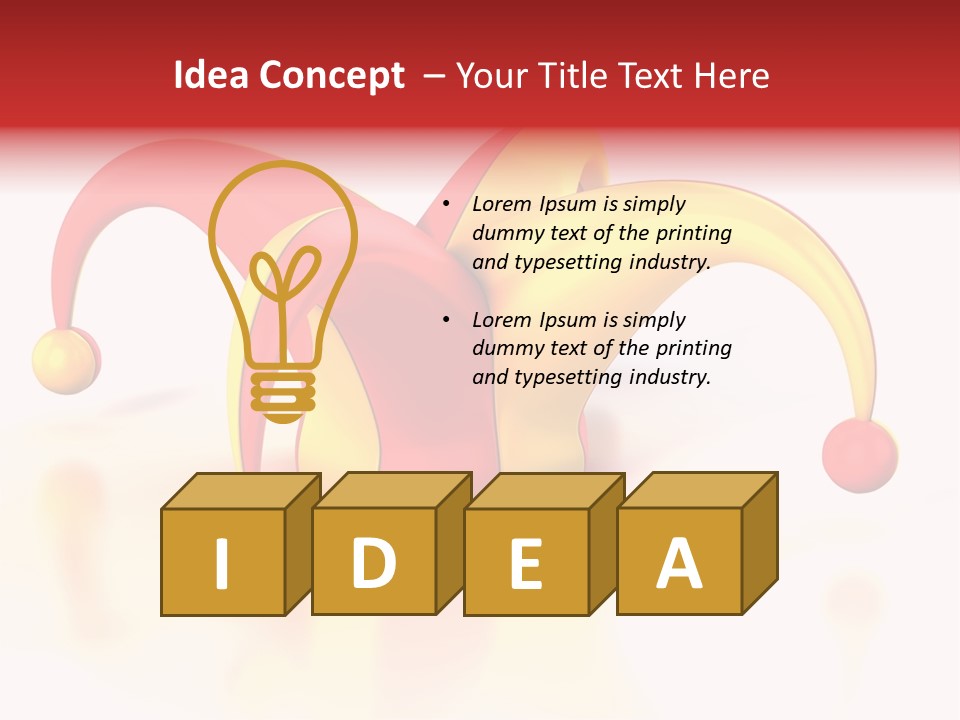 Theatrical Sad Fun PowerPoint Template