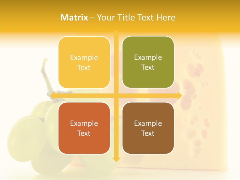 Breakfast Fresh Edam PowerPoint Template