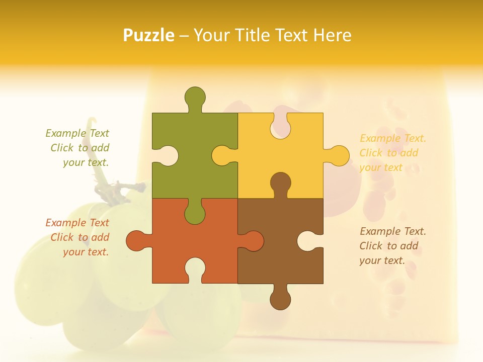 Breakfast Fresh Edam PowerPoint Template