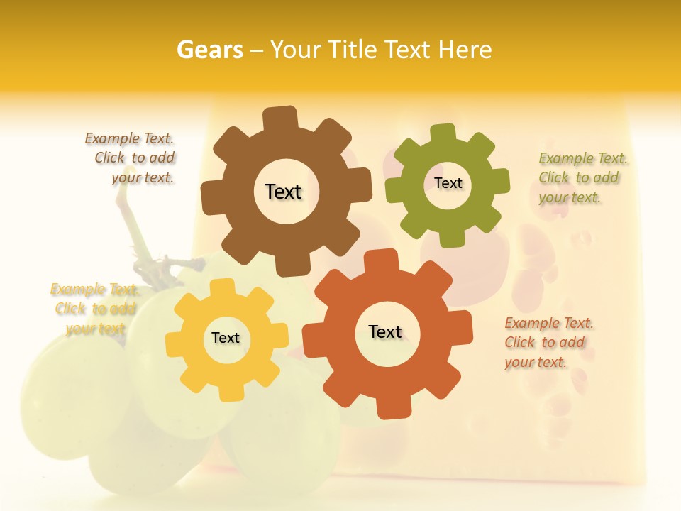 Breakfast Fresh Edam PowerPoint Template