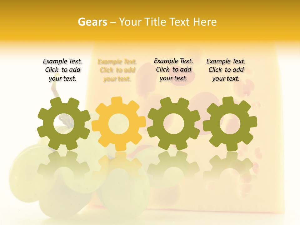 Breakfast Fresh Edam PowerPoint Template