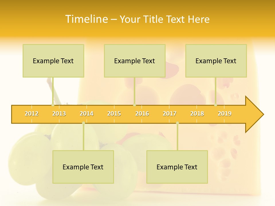 Breakfast Fresh Edam PowerPoint Template
