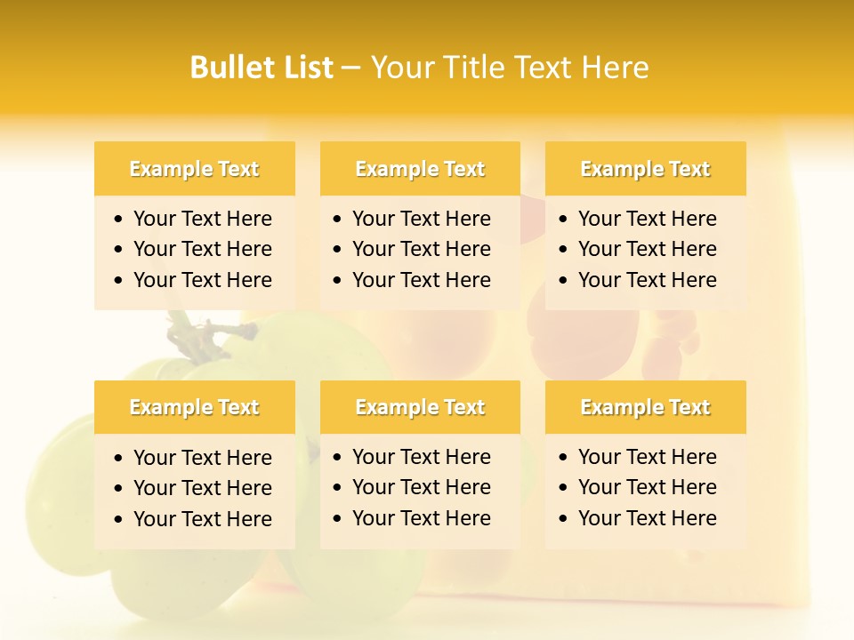 Breakfast Fresh Edam PowerPoint Template