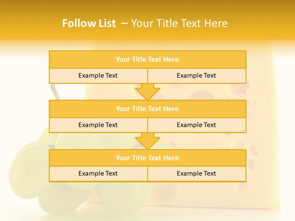 Breakfast Fresh Edam PowerPoint Template