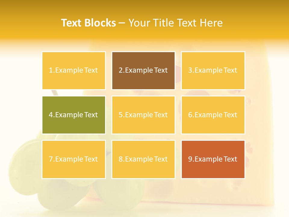 Breakfast Fresh Edam PowerPoint Template