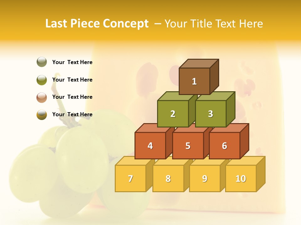 Breakfast Fresh Edam PowerPoint Template