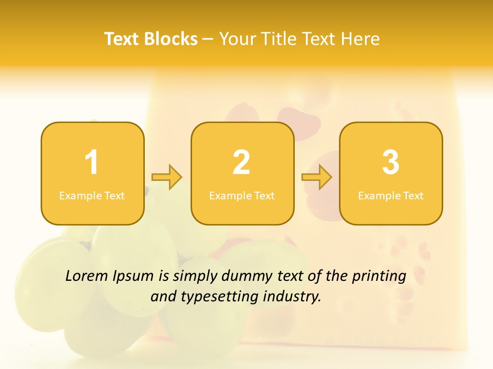 Breakfast Fresh Edam PowerPoint Template