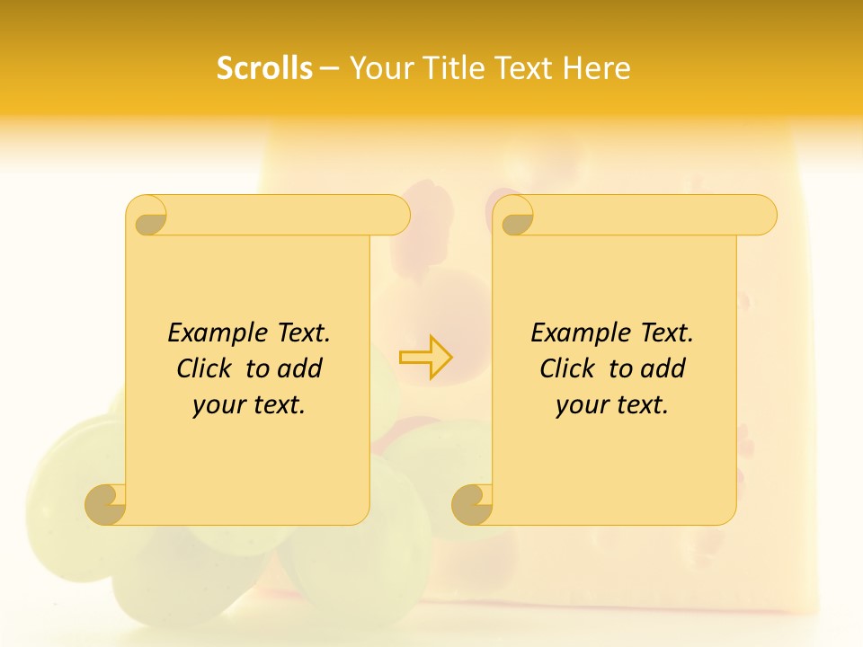 Breakfast Fresh Edam PowerPoint Template