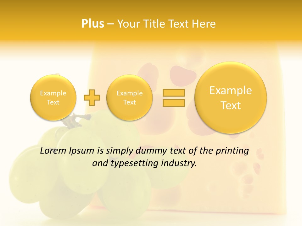 Breakfast Fresh Edam PowerPoint Template