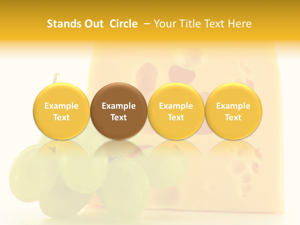 Breakfast Fresh Edam PowerPoint Template