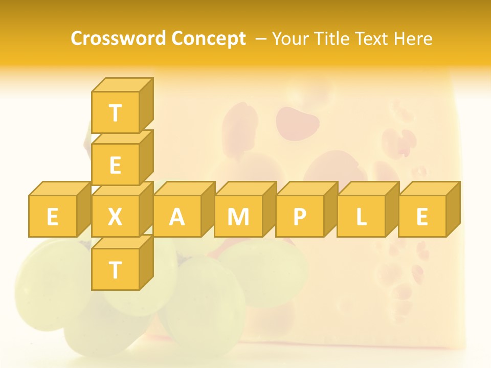 Breakfast Fresh Edam PowerPoint Template