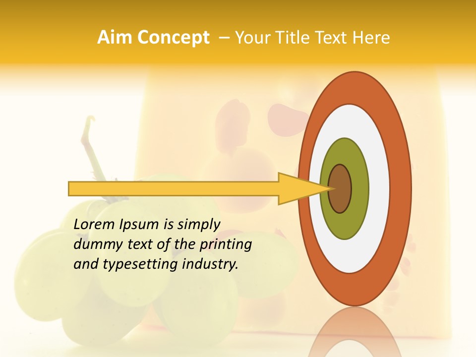 Breakfast Fresh Edam PowerPoint Template