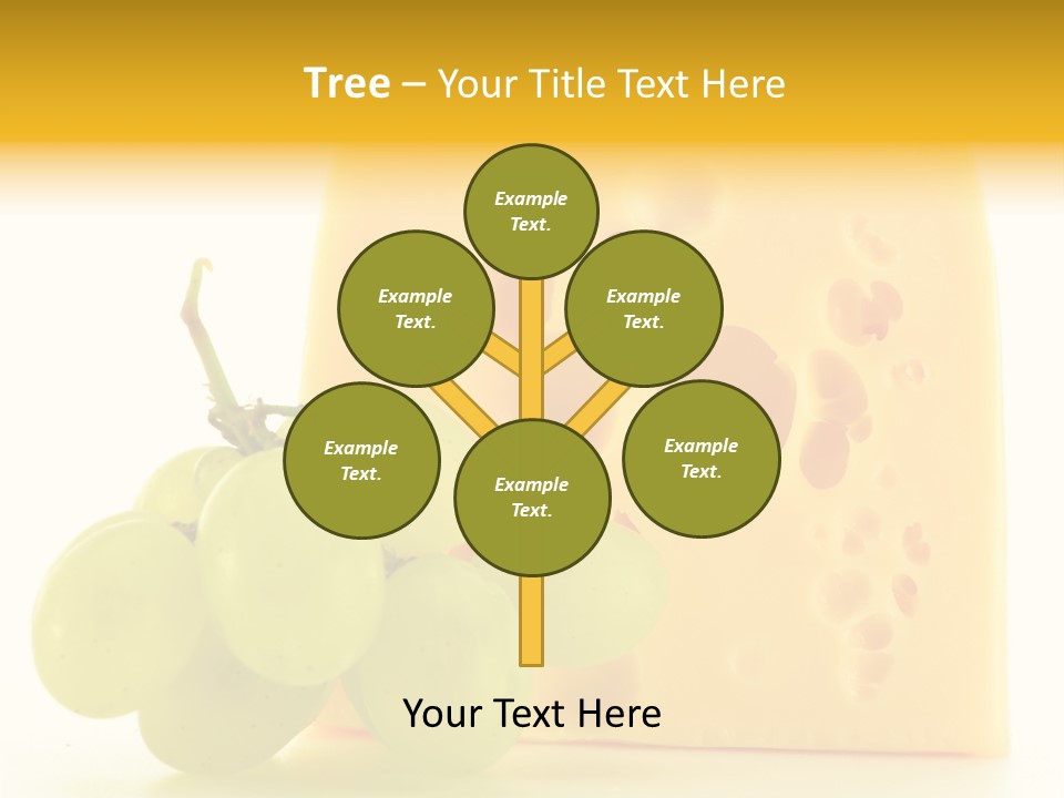 Breakfast Fresh Edam PowerPoint Template