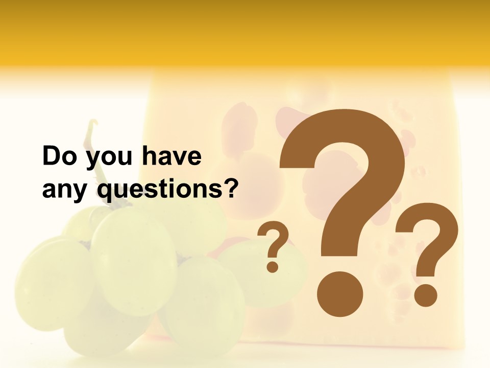 Breakfast Fresh Edam PowerPoint Template