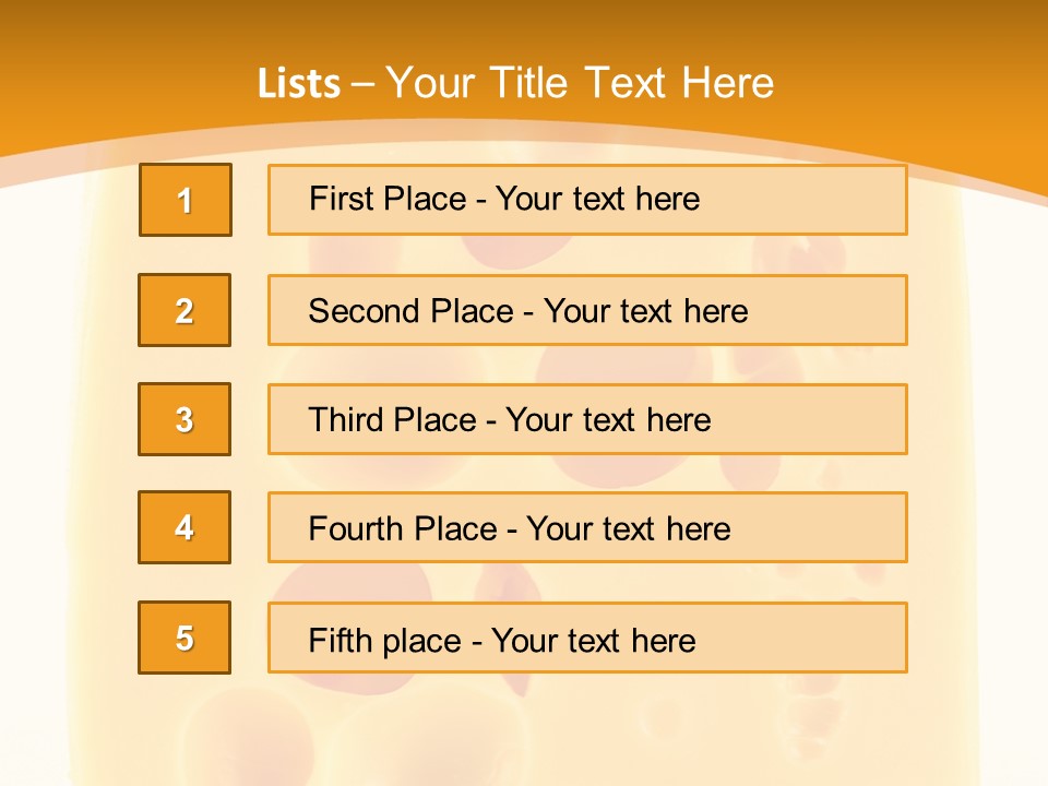 Breakfast Food Appetizer PowerPoint Template